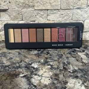 e.l.f Eyeshadow 10 Colors Palette Rose Gold Sunset New